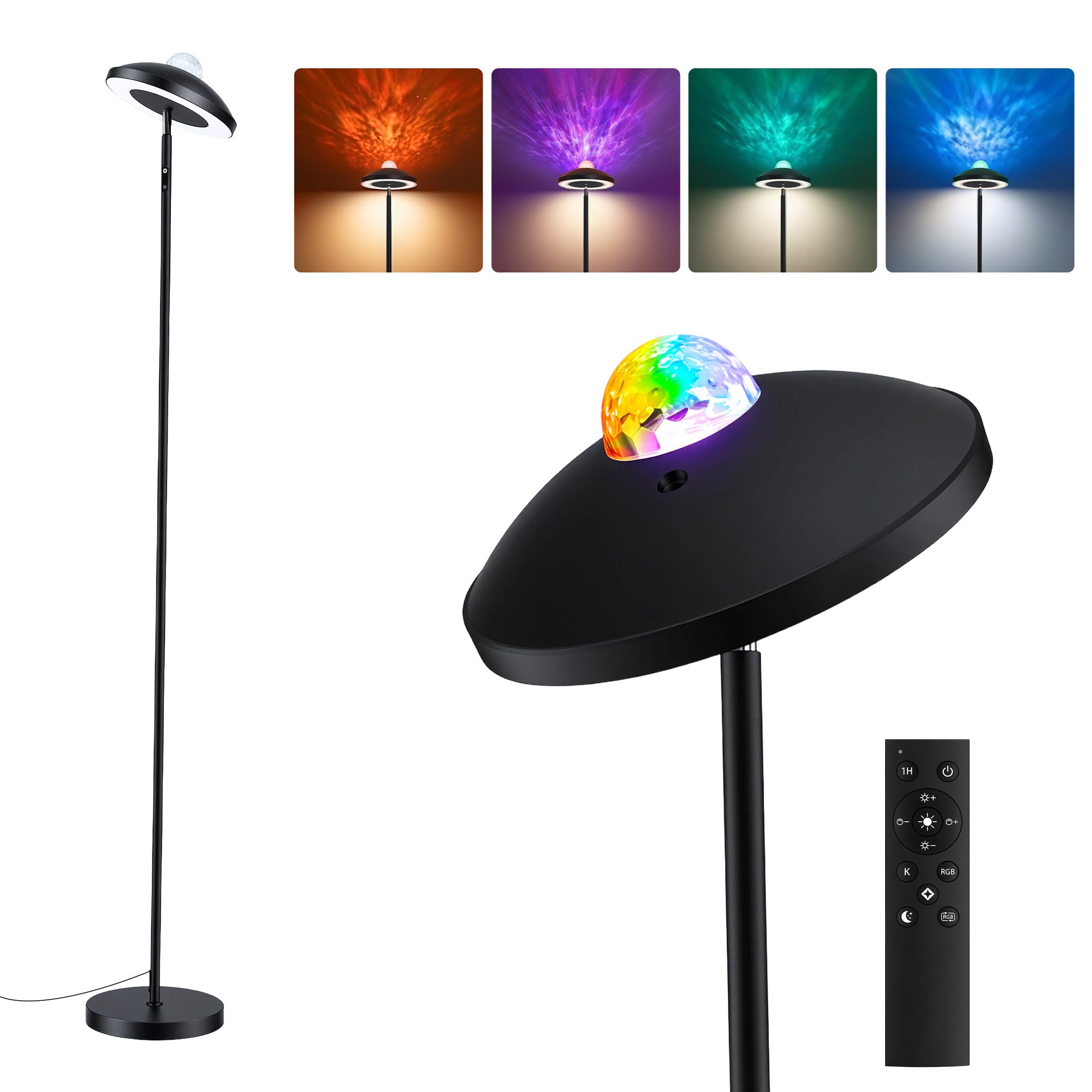 LED Floor Lamp Galaxy Projector RGB 178cm | Simpledeals