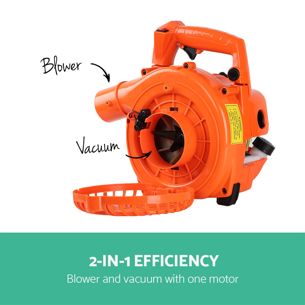 Petrol Leaf Blower Garden Vacuum Handheld Commercial Outdoor Tool 36Cc