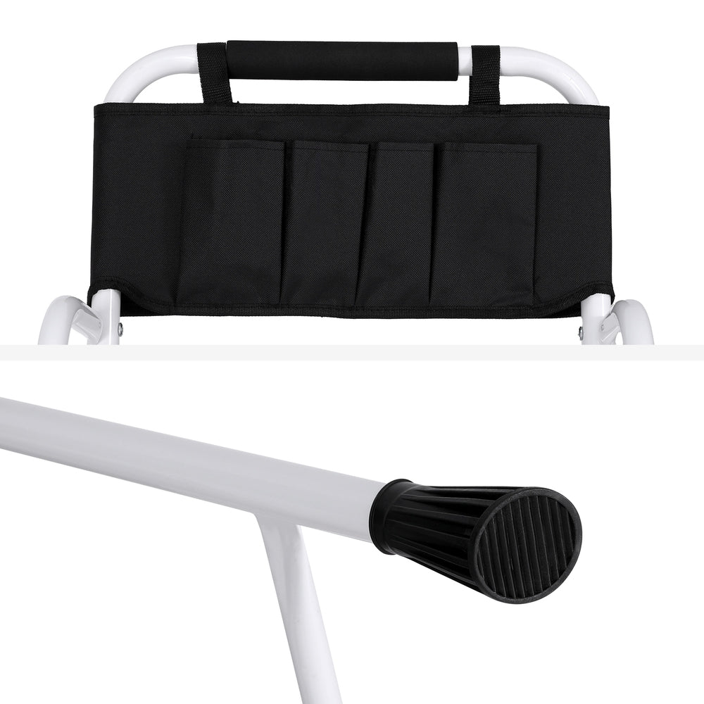 4 Step Ladder Multi-Purpose Folding Steel Platform Tool Bag Handrails | Clothing & Wardrobe Storage