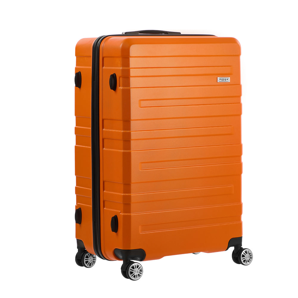 28" Luggage Suitcase Trolley Set TSA Lock Hard Case Magenta