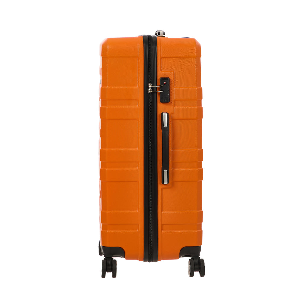 28" Luggage Suitcase Trolley Set TSA Lock Hard Case Magenta
