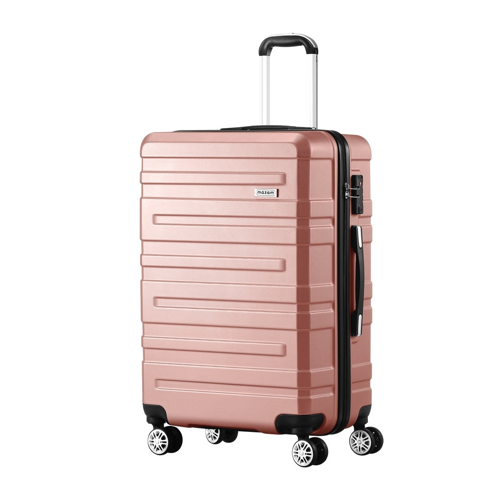 Luggage Suitcase Trolley Set Travel TSA Lock Pink/Purple