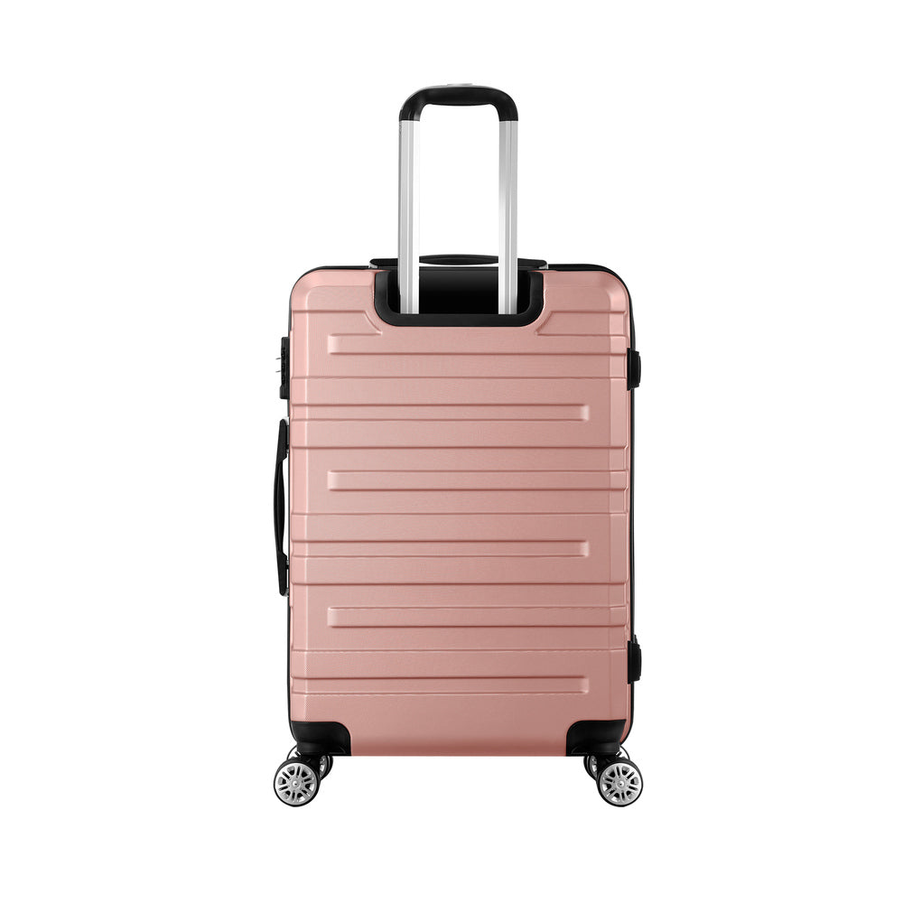 Luggage Suitcase Trolley Set Travel TSA Lock Pink/Purple