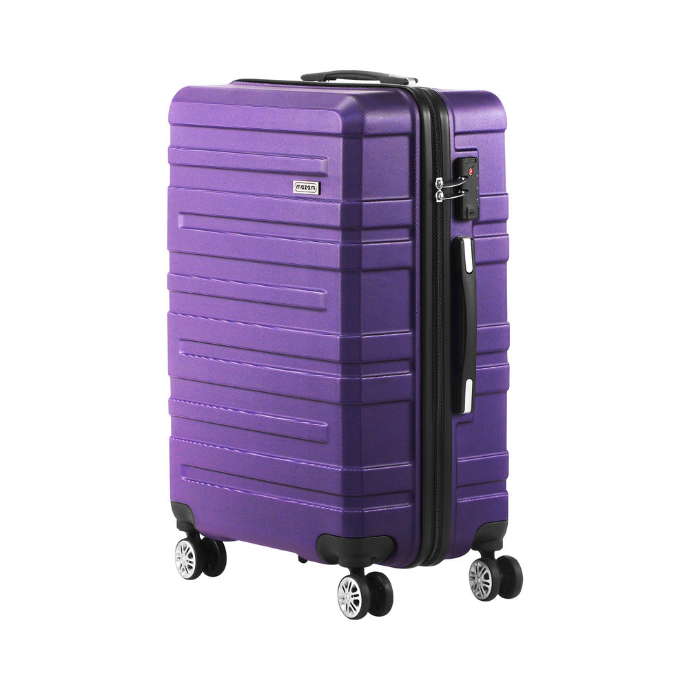 Luggage Suitcase Trolley Set Travel TSA Lock Pink/Purple