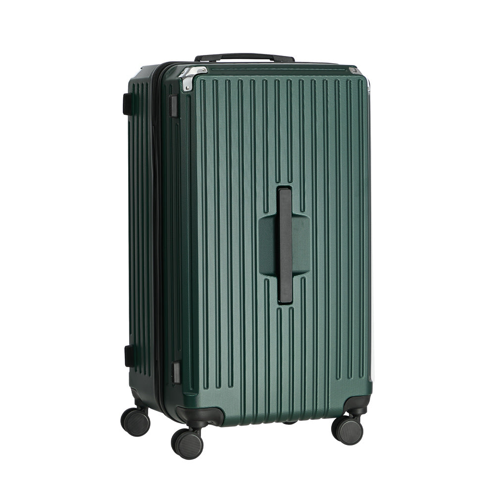 28" Luggage Suitcase TSA Lock Hard Shell Case Cup Holder
