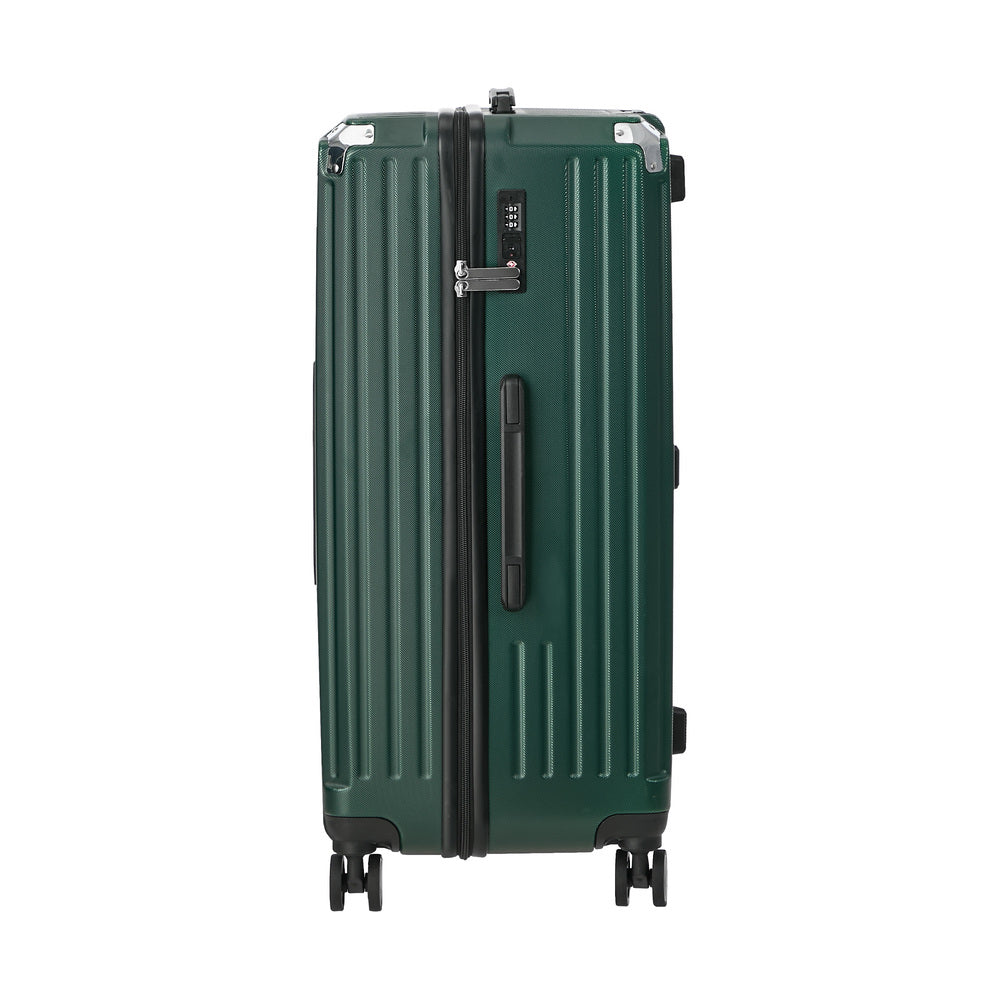 28" Luggage Suitcase TSA Lock Hard Shell Case Cup Holder