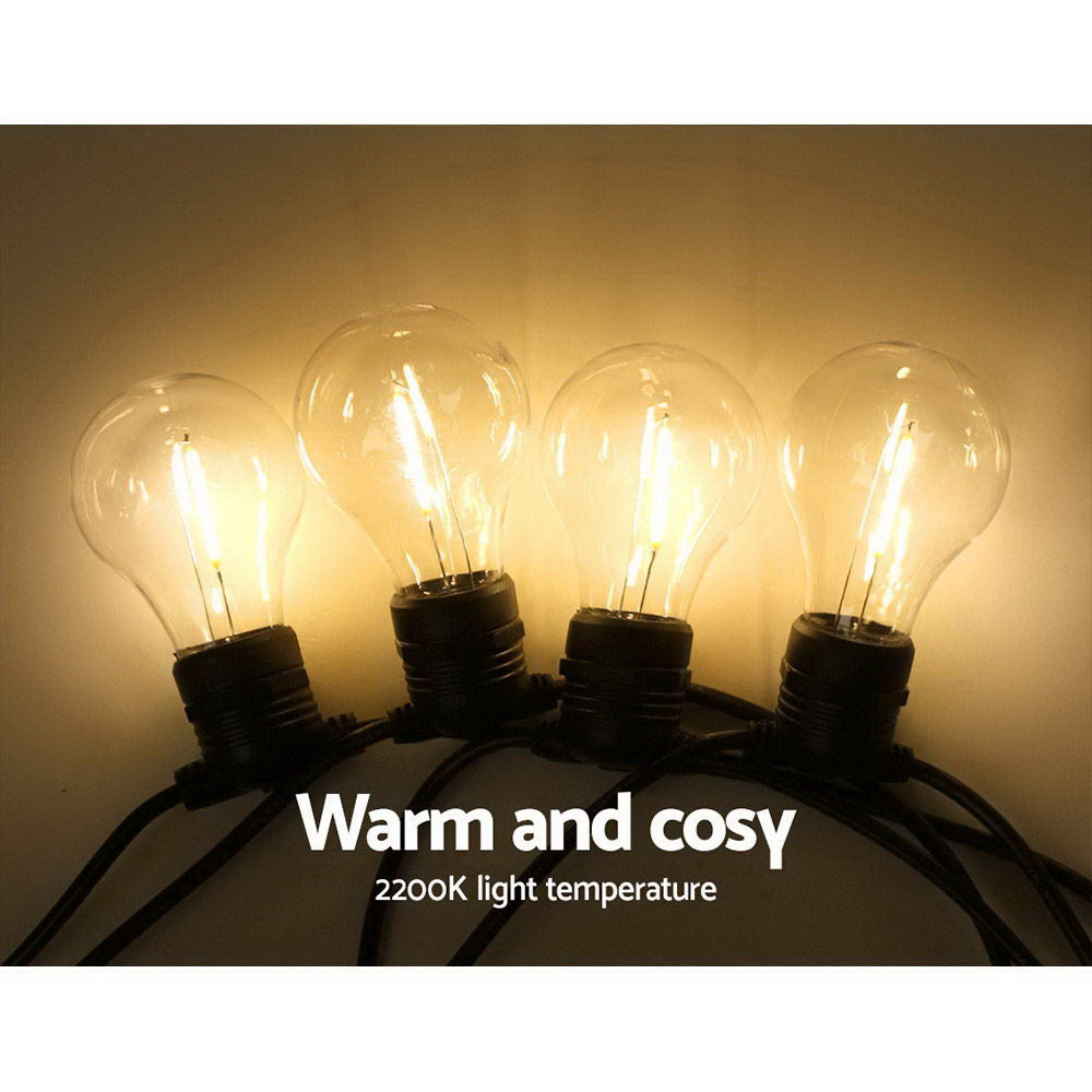 23m LED Festoon String Lights for Christmas Decoration Outdoor & Indoor