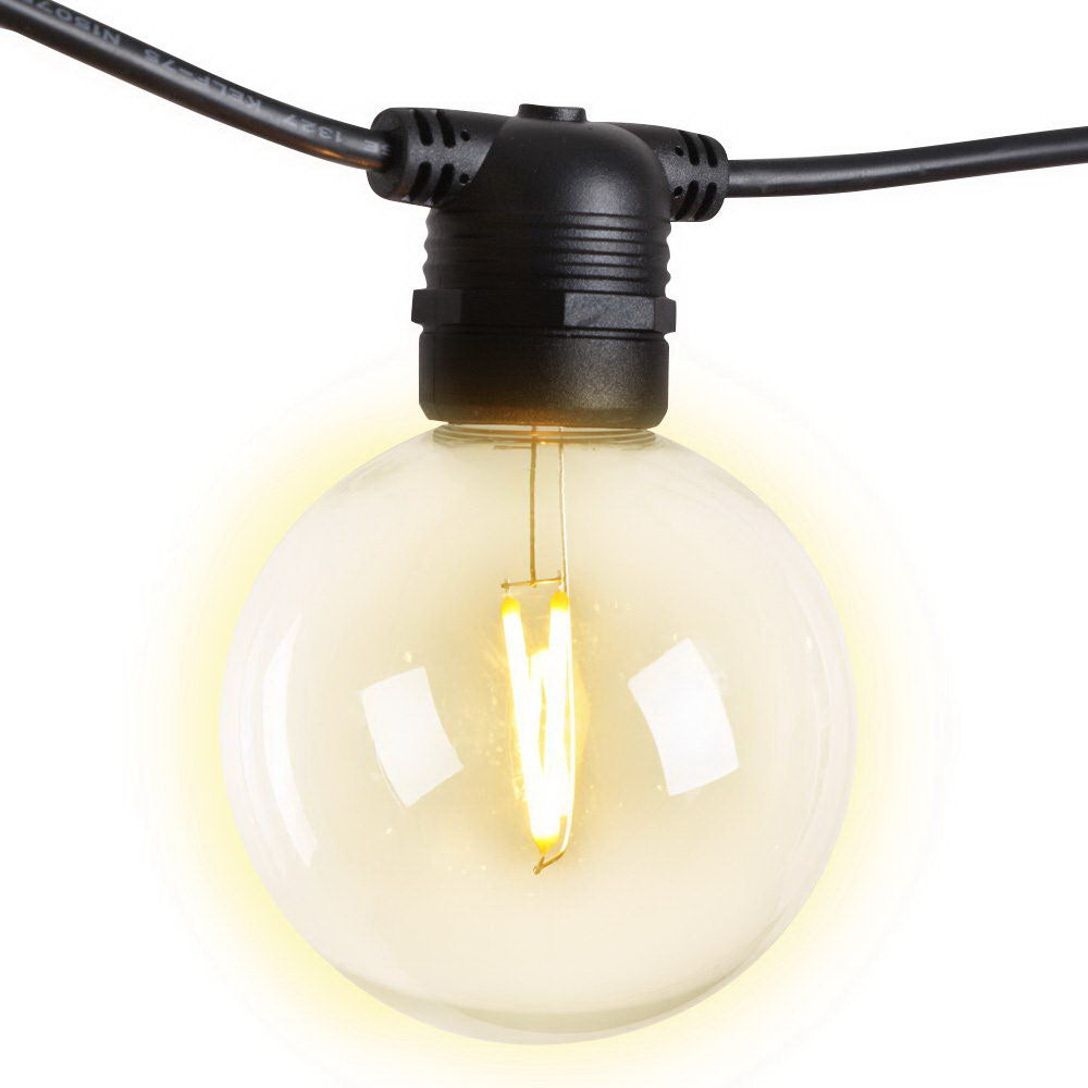 41M Led Festoon String Lights 40 Bulbs Kits Wedding Party Christmas G80 with Outdoor Decorations & Lights - photo 8