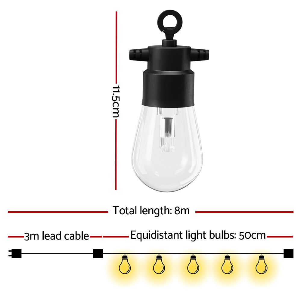 Rgb Smart Festoon Lights Outdoor Led String Lights Waterproof Wifi App