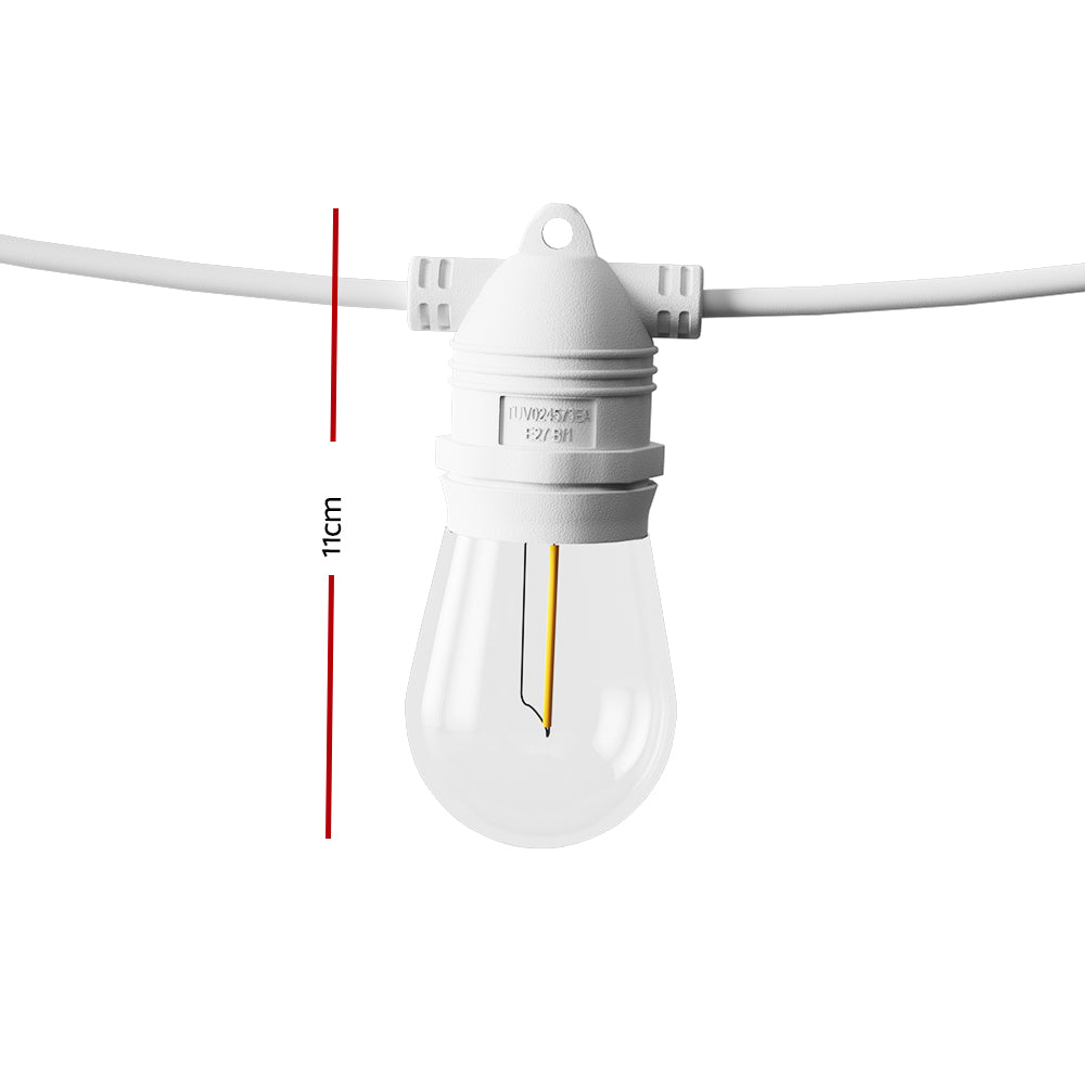 Festive Radiance Festoon Lights for Outdoor Christmas Wedding Party | Outdoor Decorations & Lights