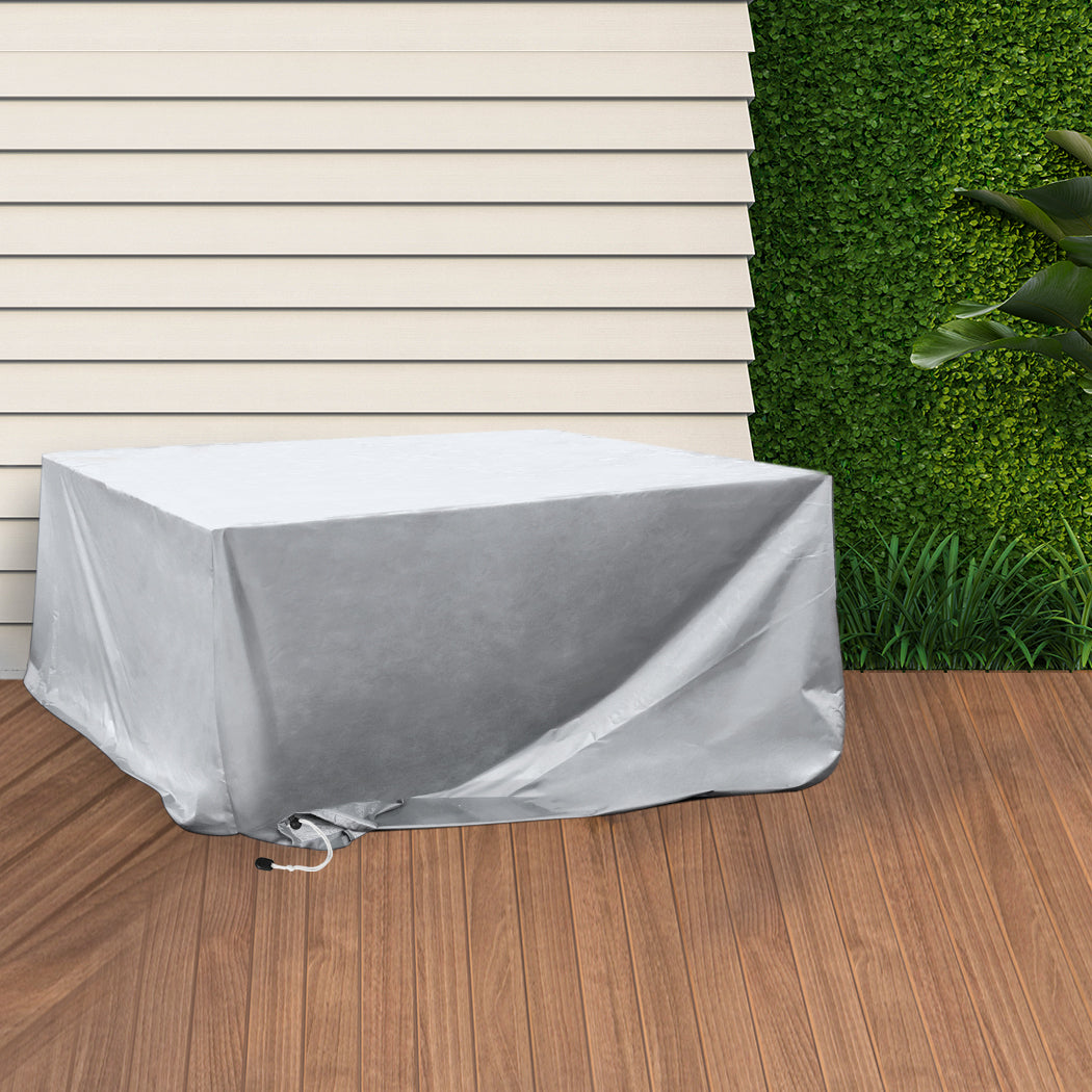 Premium Outdoor Furniture Cover Waterproof Silver 180CM  Wood Finish | id2&3