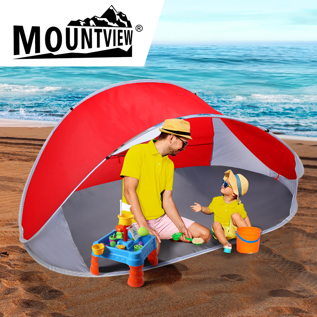 Pop Up Tent Camping Beach Red