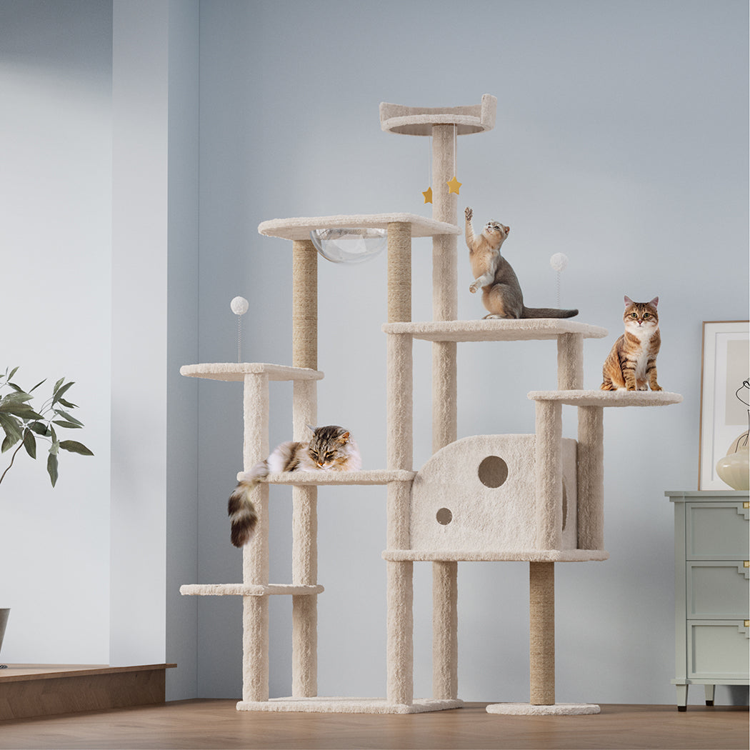 Cat Tree Tower Large Scratcher 133x49x172cm