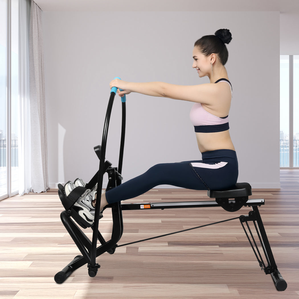2 In 1 Rowing Machine Home Gym 155x89.3x97.5cm