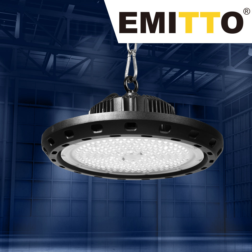 Shed UFO LED High Bay Light 100W – Bright Industrial Ceiling Lamp