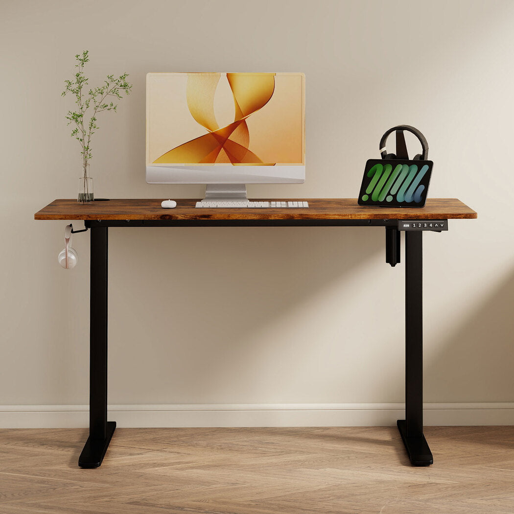Electric Standing Desk Adjustable Height 120x60x72cm