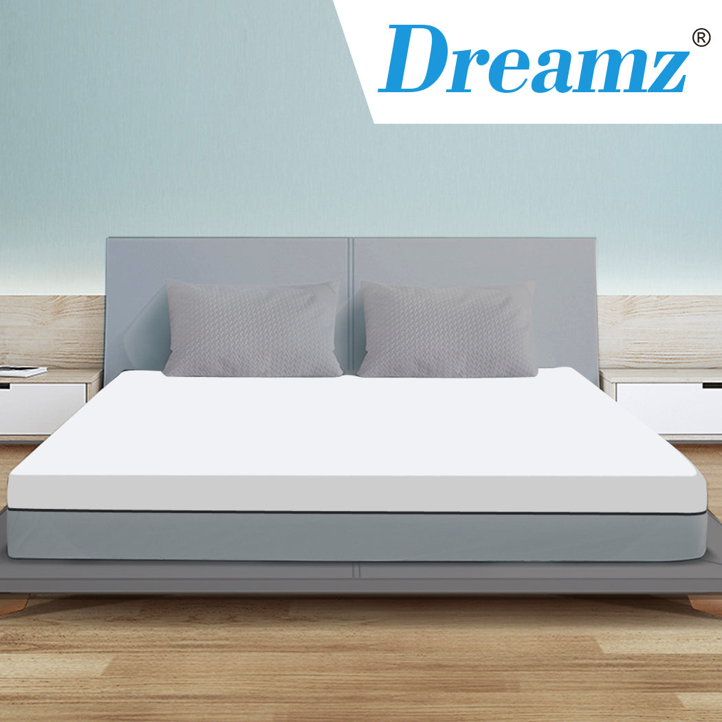 7cm King Memory Foam Mattress Bed Comfortable Supportive Sleep