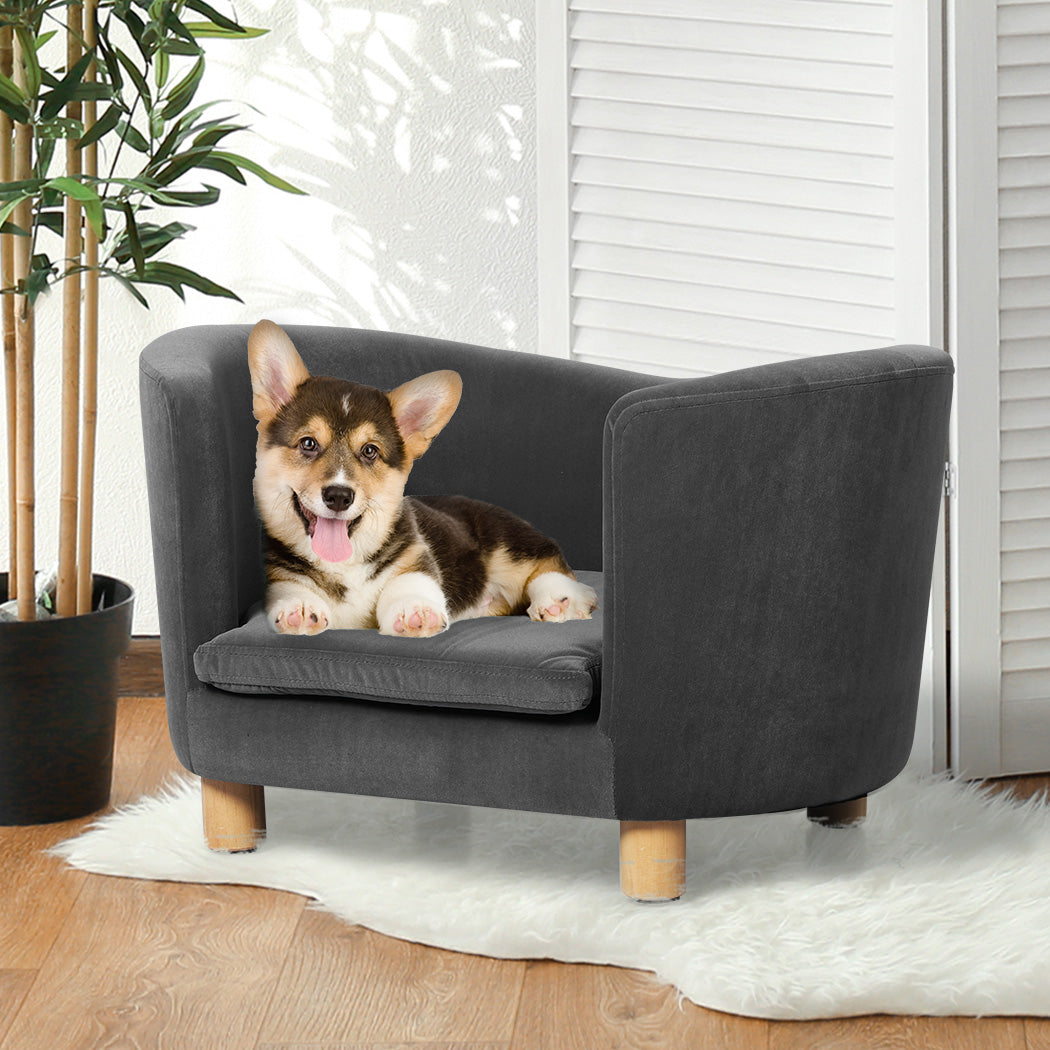 Luxury Elevated Sofa Anti-slip Grey
