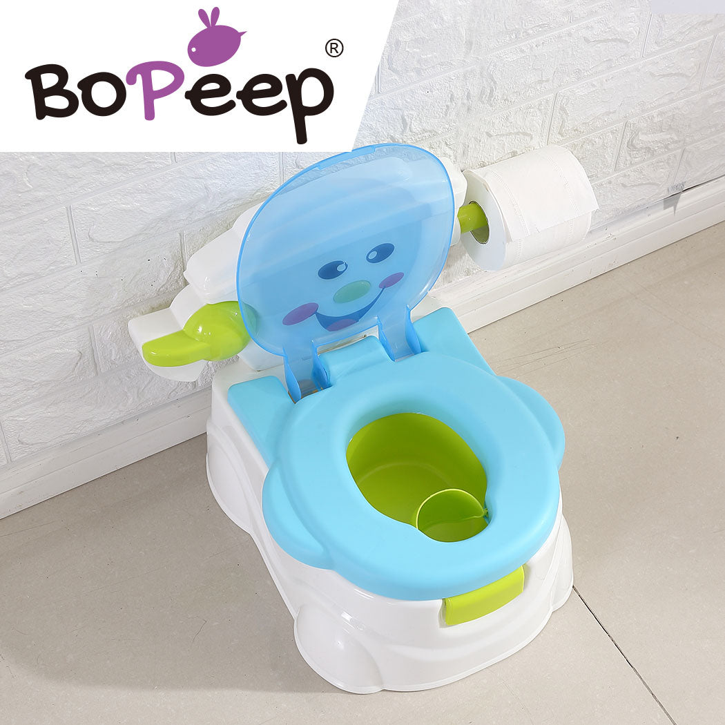 Kids Potty Trainer Seat Safety Blue