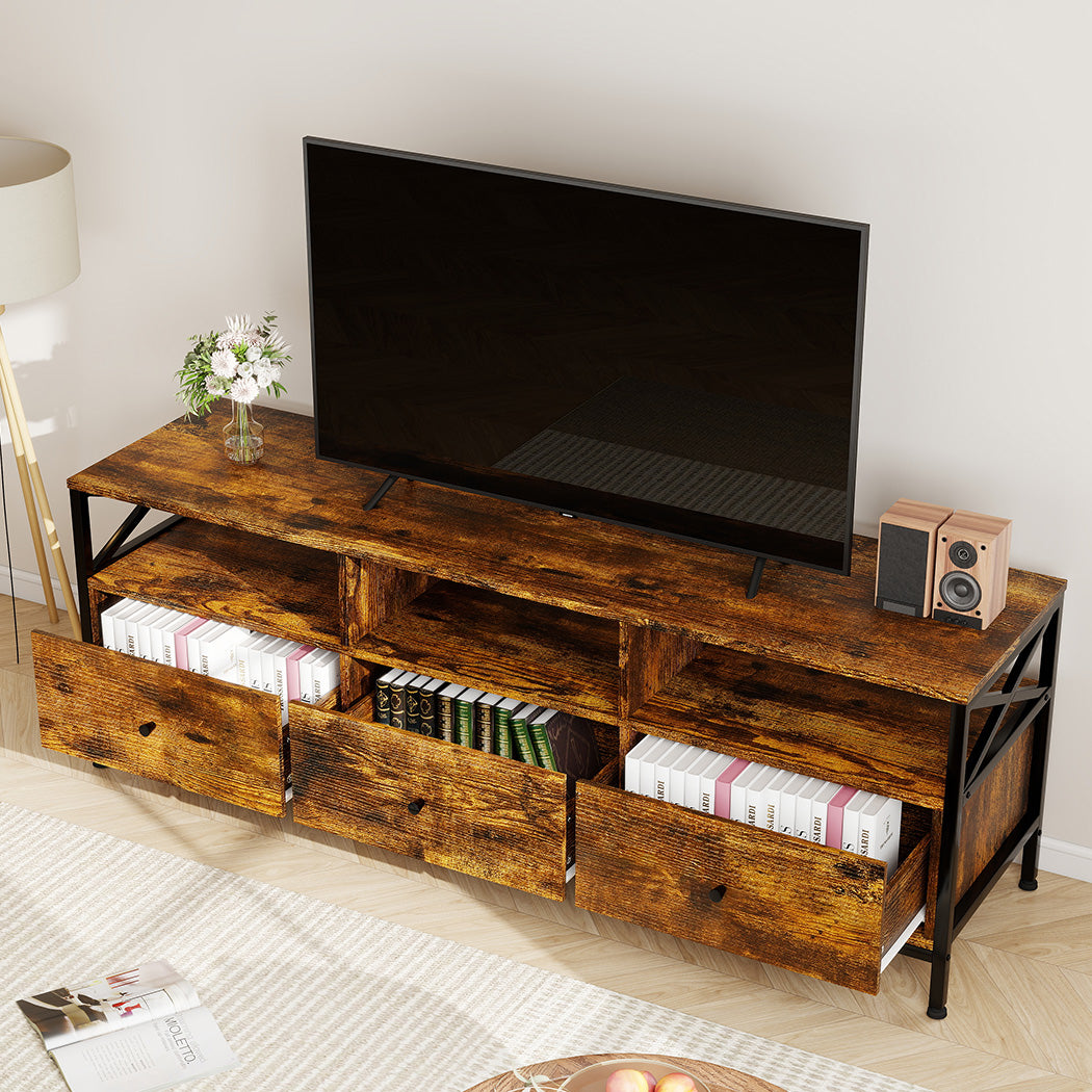 Industrial TV Stand Cabinet 147cm 147x40x50cm