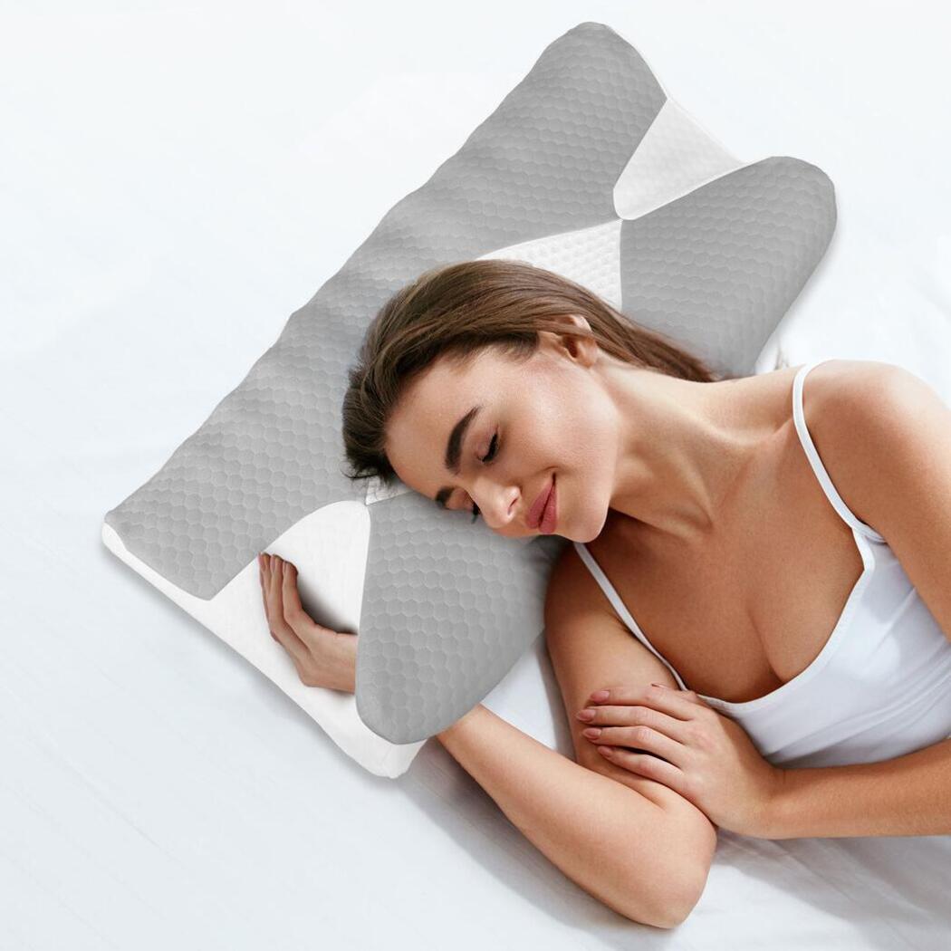 Memory Foam Cervical Pillow Ergonomic 60x37x13cm