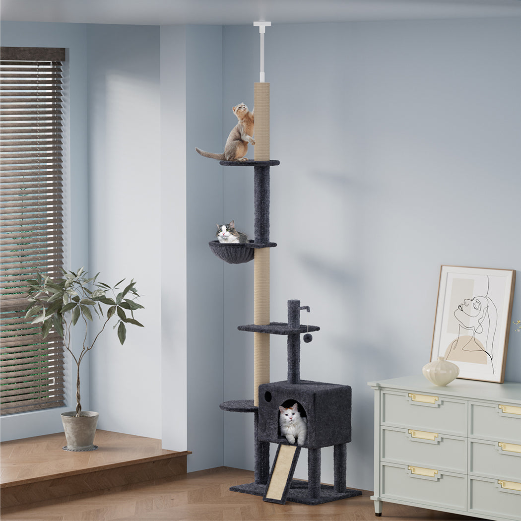 Cat Tree Scratcher Hammock 40x24x230cm