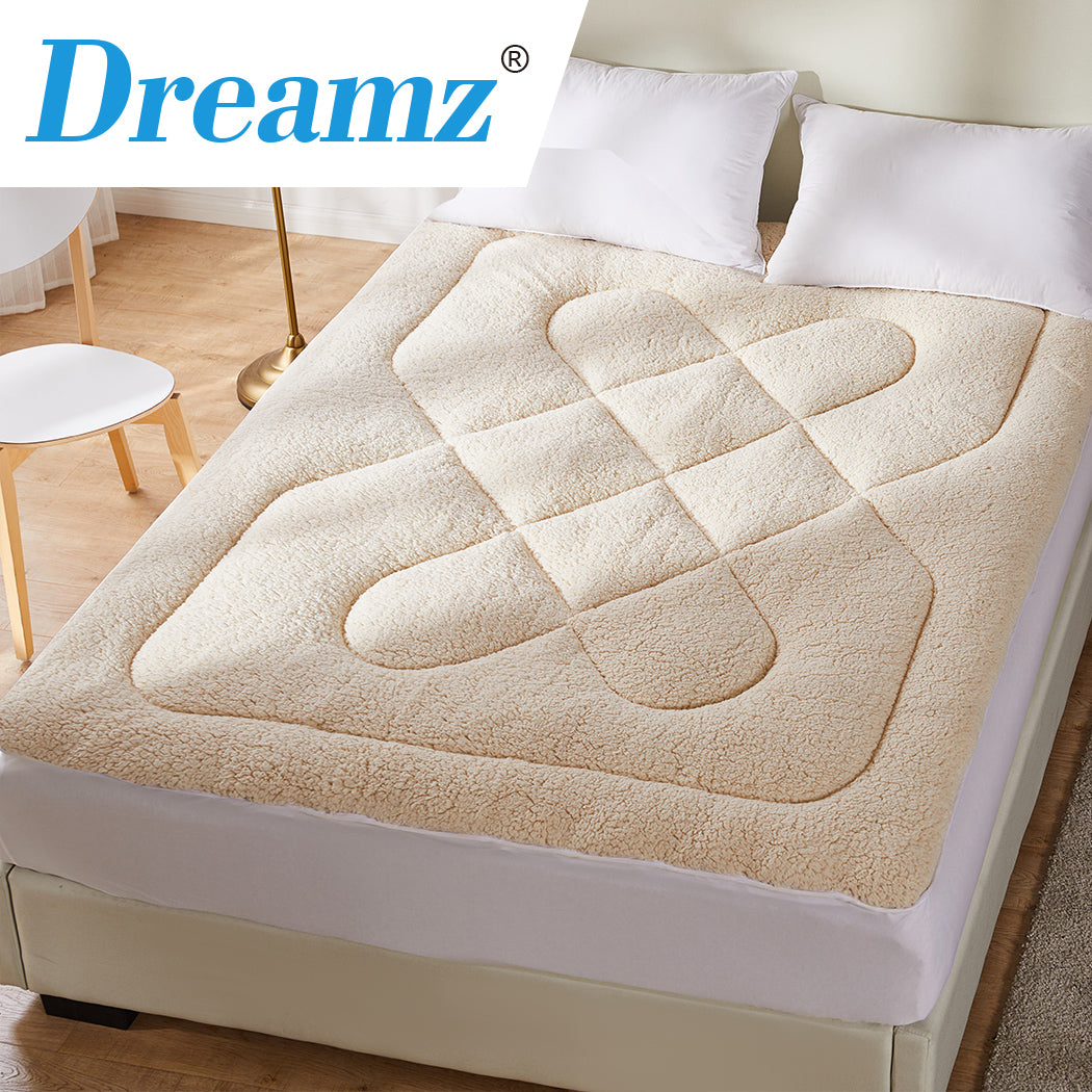 Mattress Topper 100% Wool Underlay Double