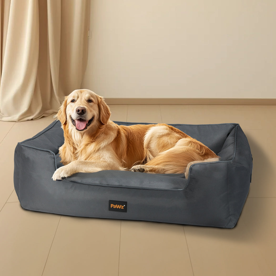 Waterproof Dog Bed Grey 120x90x27cm