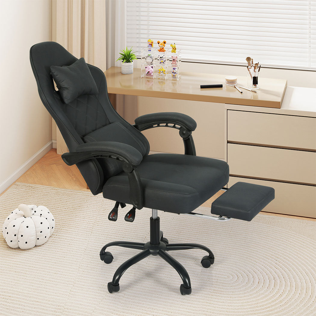 Gaming Chair High Back Fabric 60x60x124cm