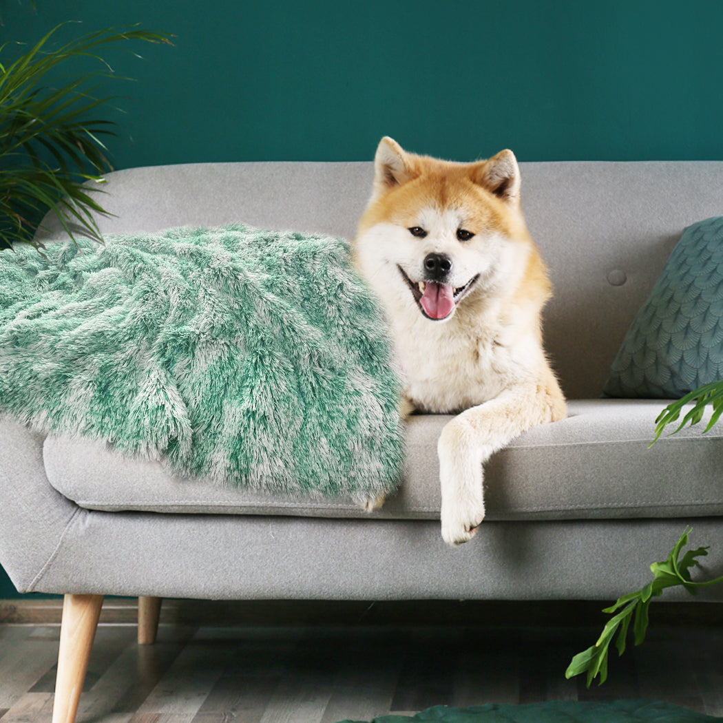 Dog Blanket Pet Cat Mat Puppy Warm Teal