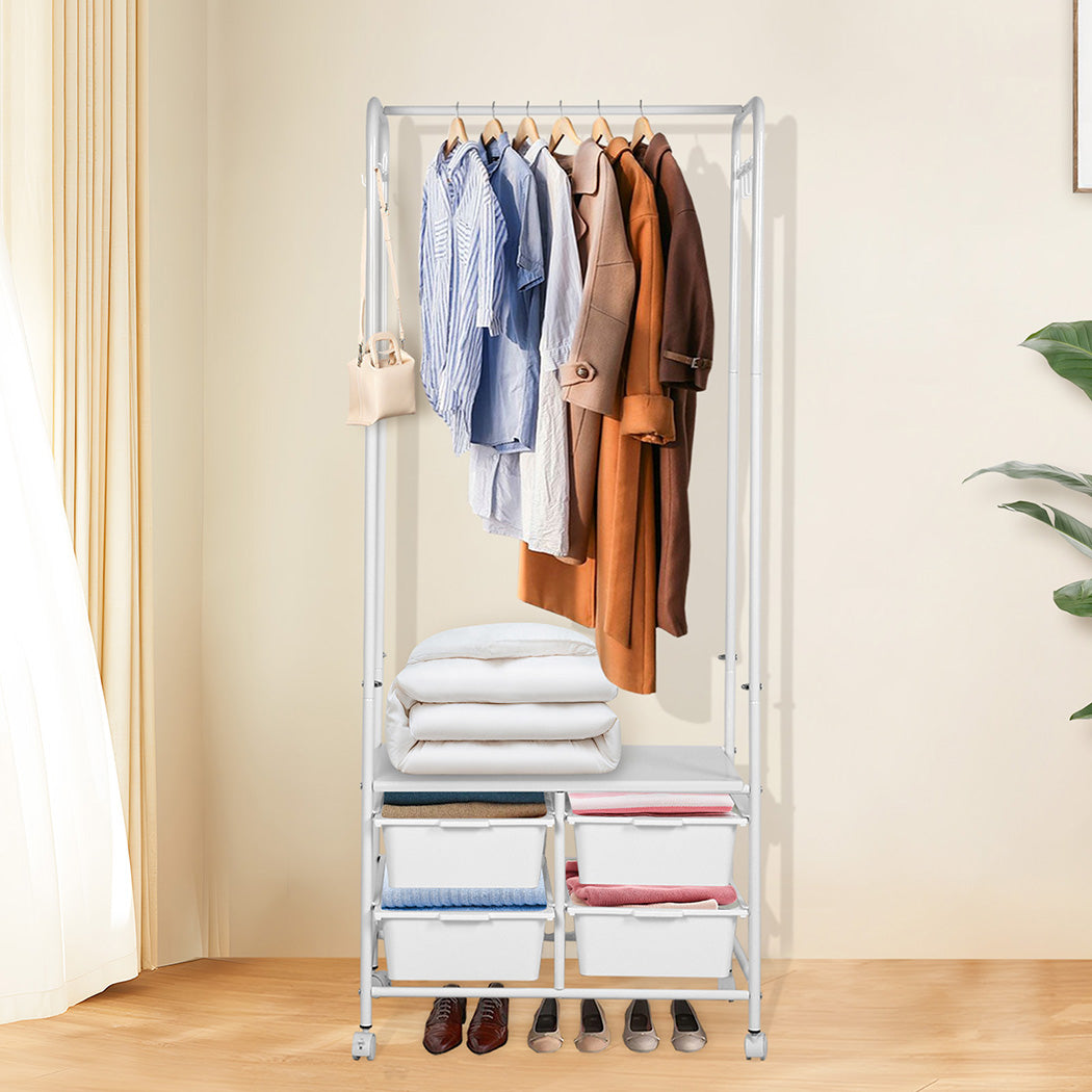 Clothes Rack Stand Heavy Duty 63x37x160cm