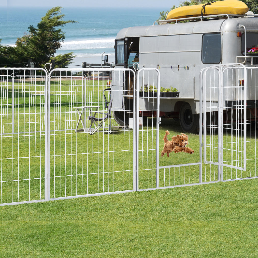 Versatile 8 Panel Pet Dog Playpen for Exercise and Enclosure