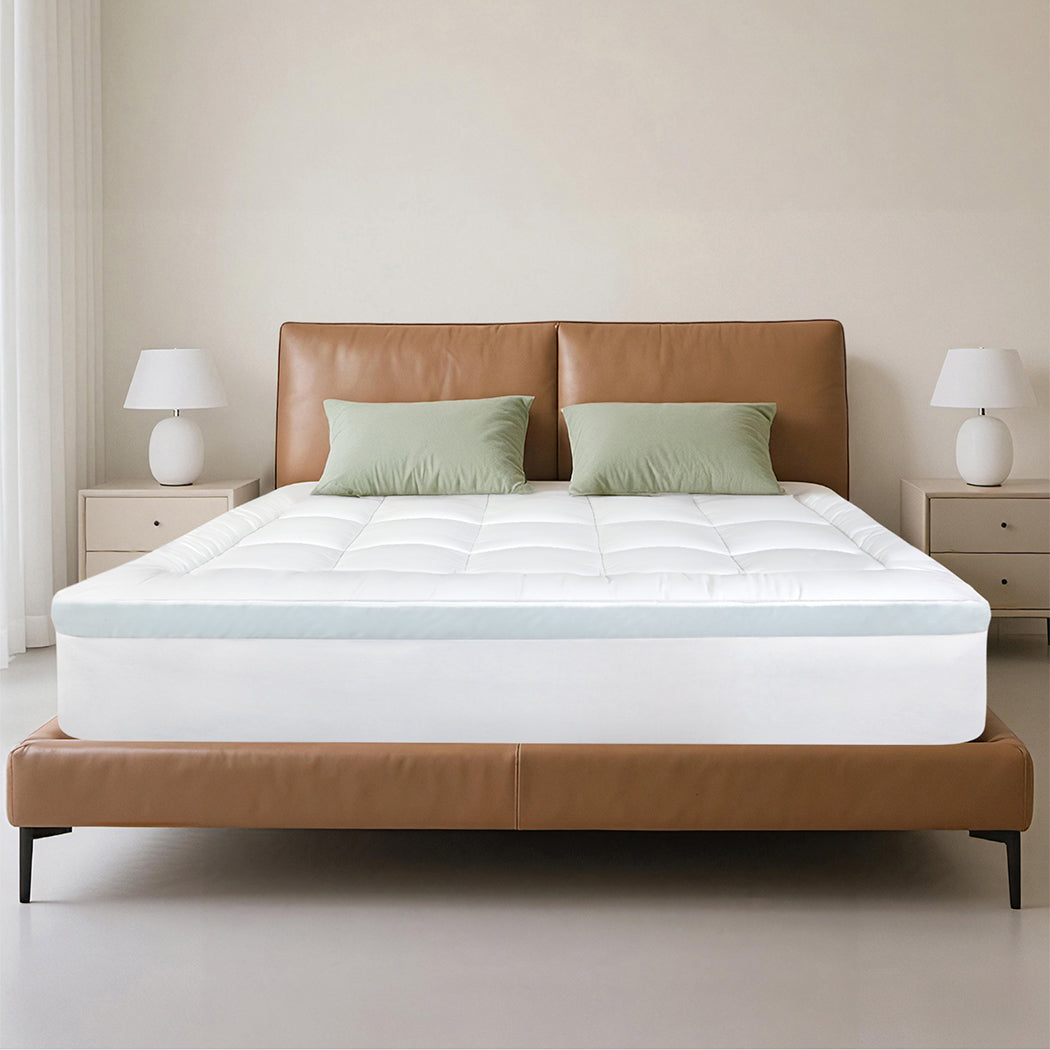 Memory Foam Mattress Topper 8cm Thick 137x190x8cm