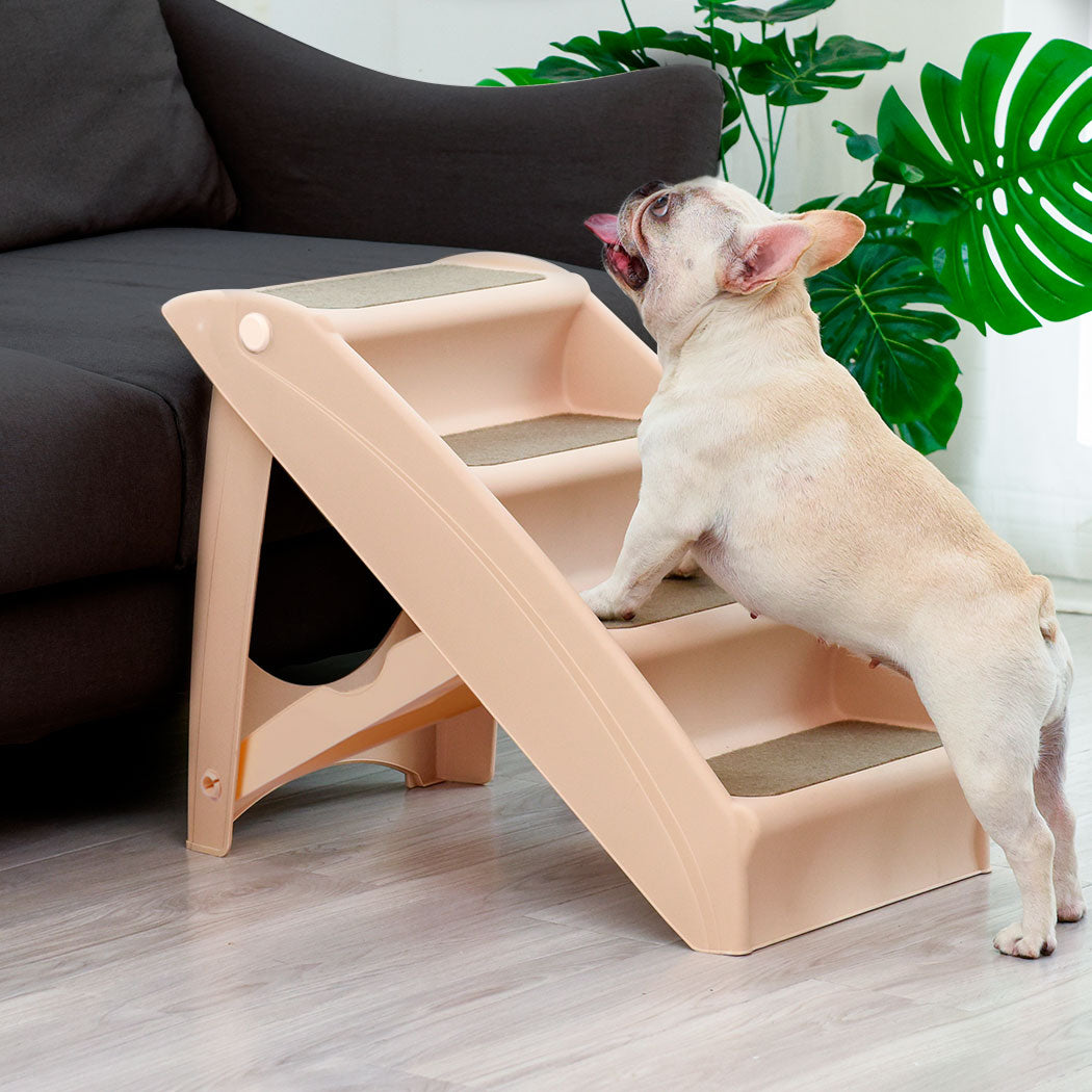Pet Ramp Indoor Dog Steps Stair Brown
