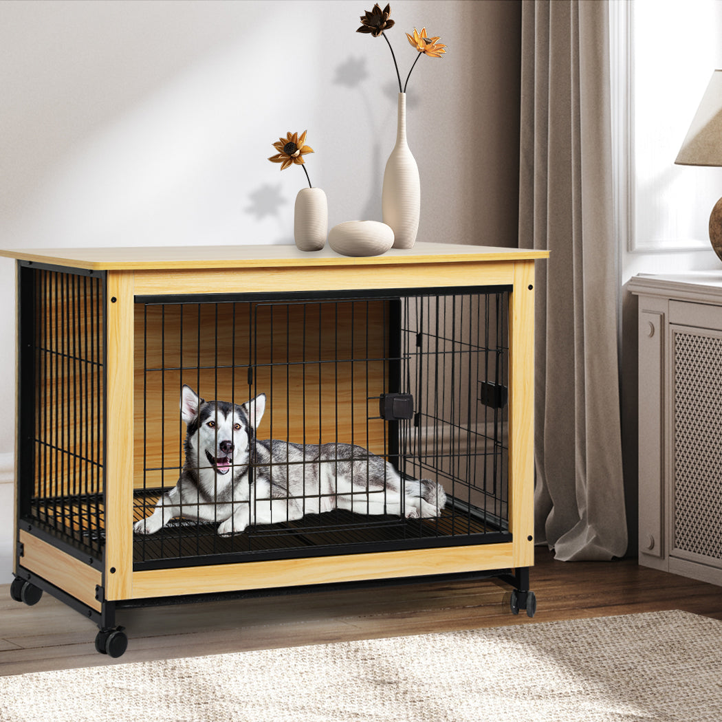 Wooden Wire Dog Kennel Side End XXL XX-Large