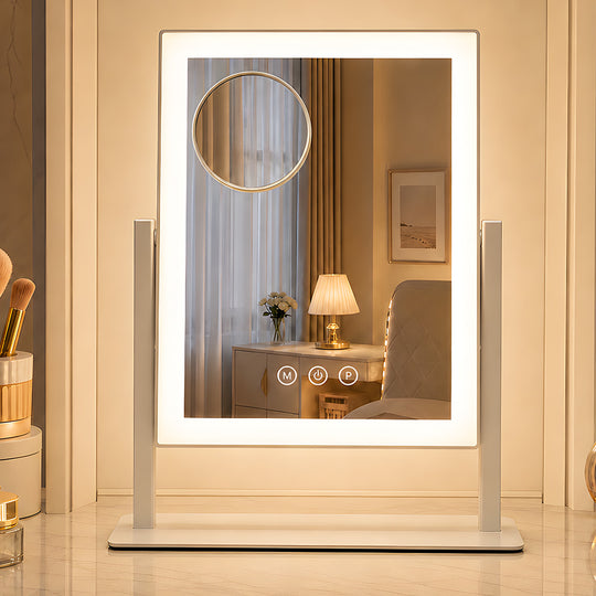 Vanity Mirror With Lights 10X Magnifier 36.7x30x6.2cm