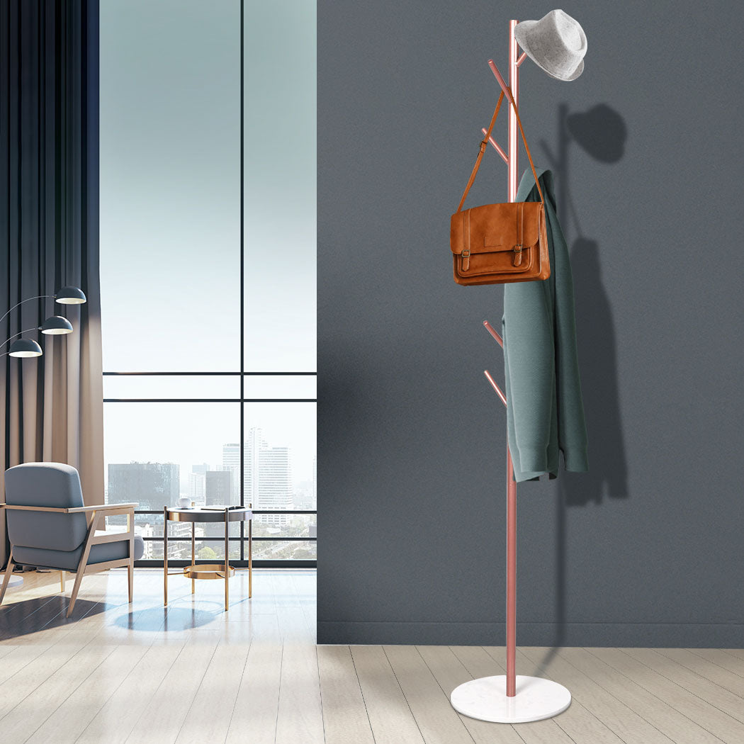 Coat Rack Hat Clothes Stand Hanger Rose Gold Rose Golden