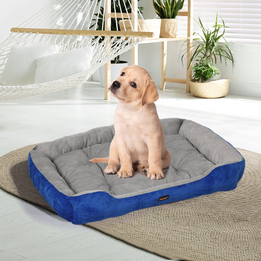 Pet Bed Dog Beds Bedding Mattress M Navy Medium