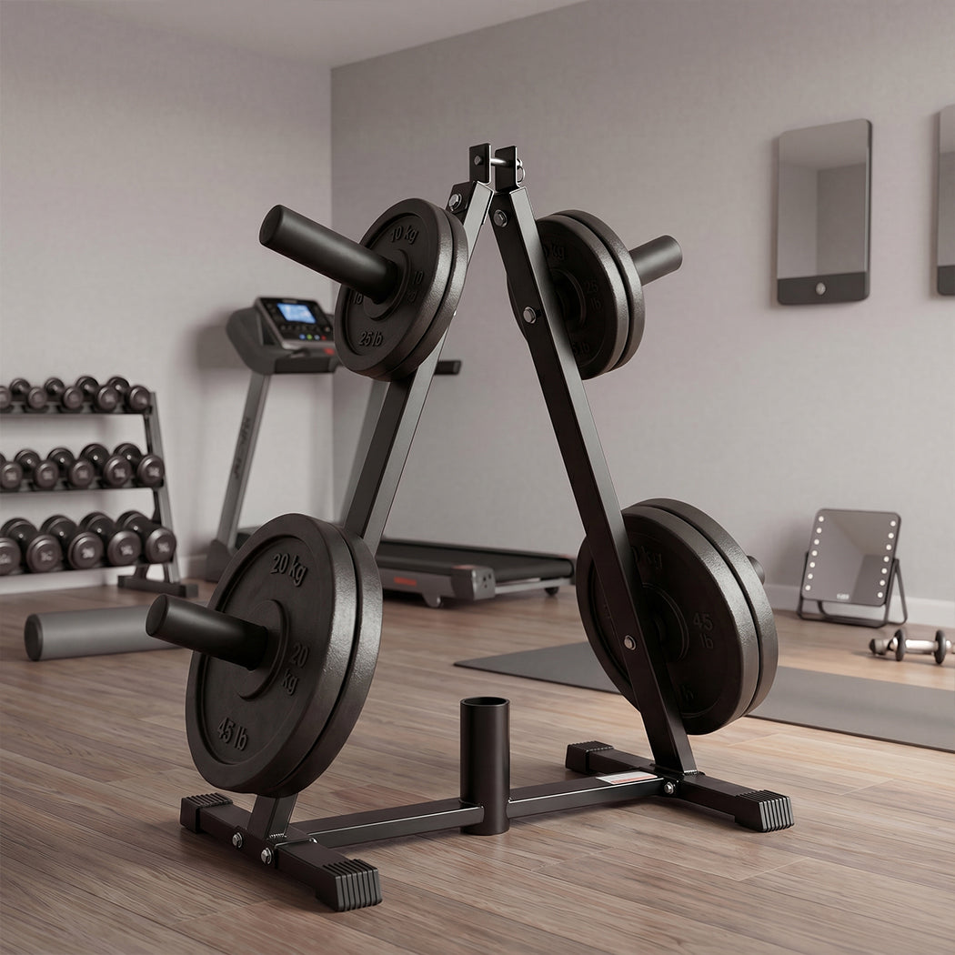 Weight Plate Storage Rack 250KG Barbell Stand | Simpledeals