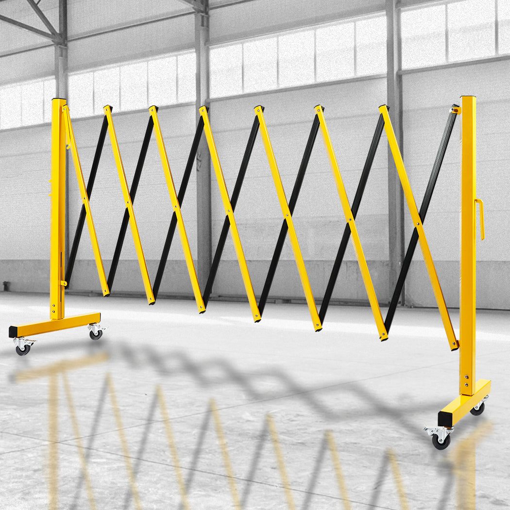 Extendable Garden Gate Mobile Security 11FT with Expandable Portable Safety Barrier