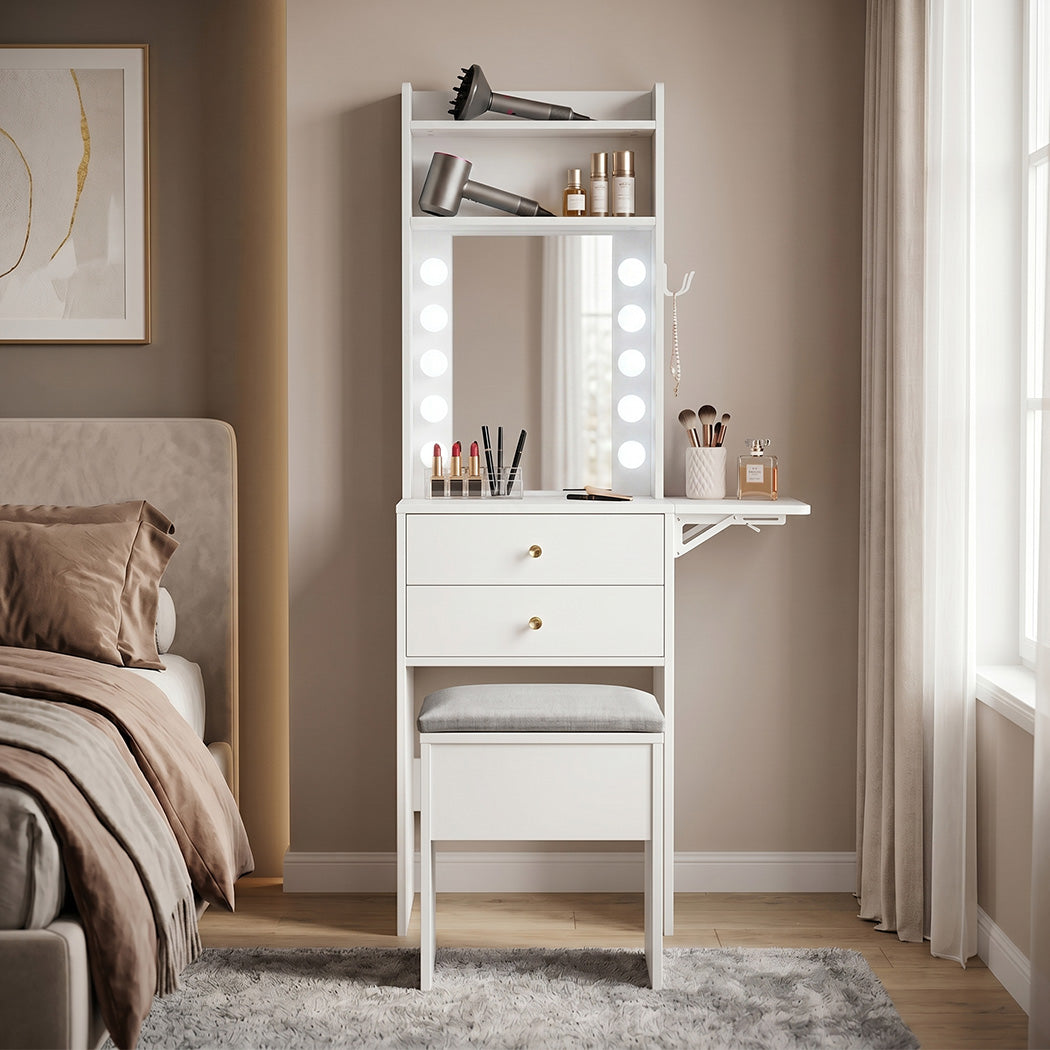 Dressing Table Vanity Stool 72x39.5x151cm