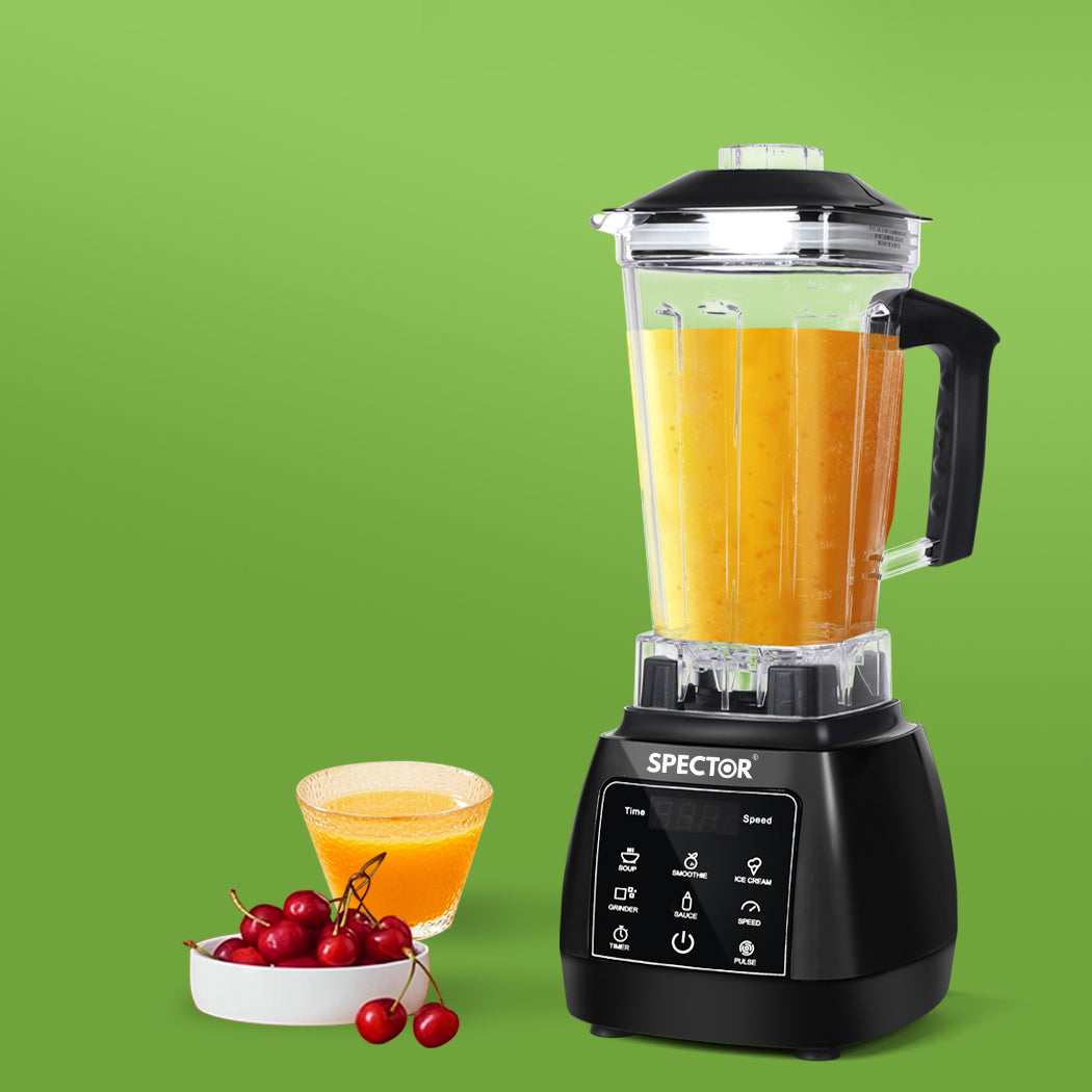 2L Commercial Blender Mixer Black