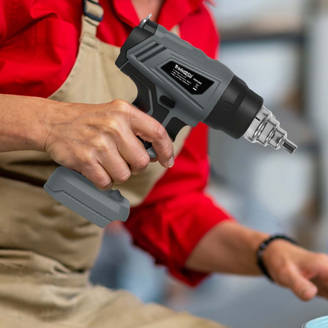 Cordless Heat Gun Kit 500°C 17x7.5x20.5cm