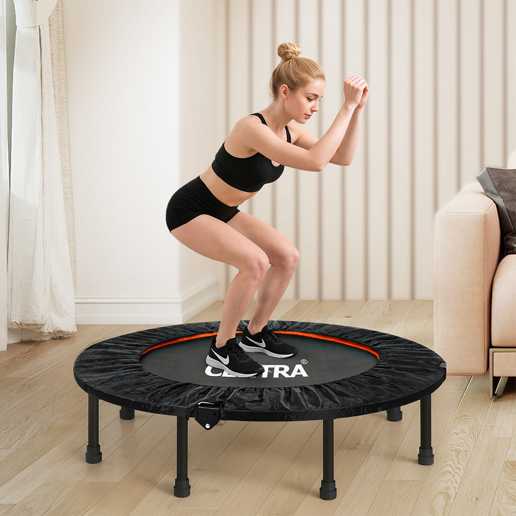 Mini Trampoline Round Exercise Rebounder 122x122x27cm