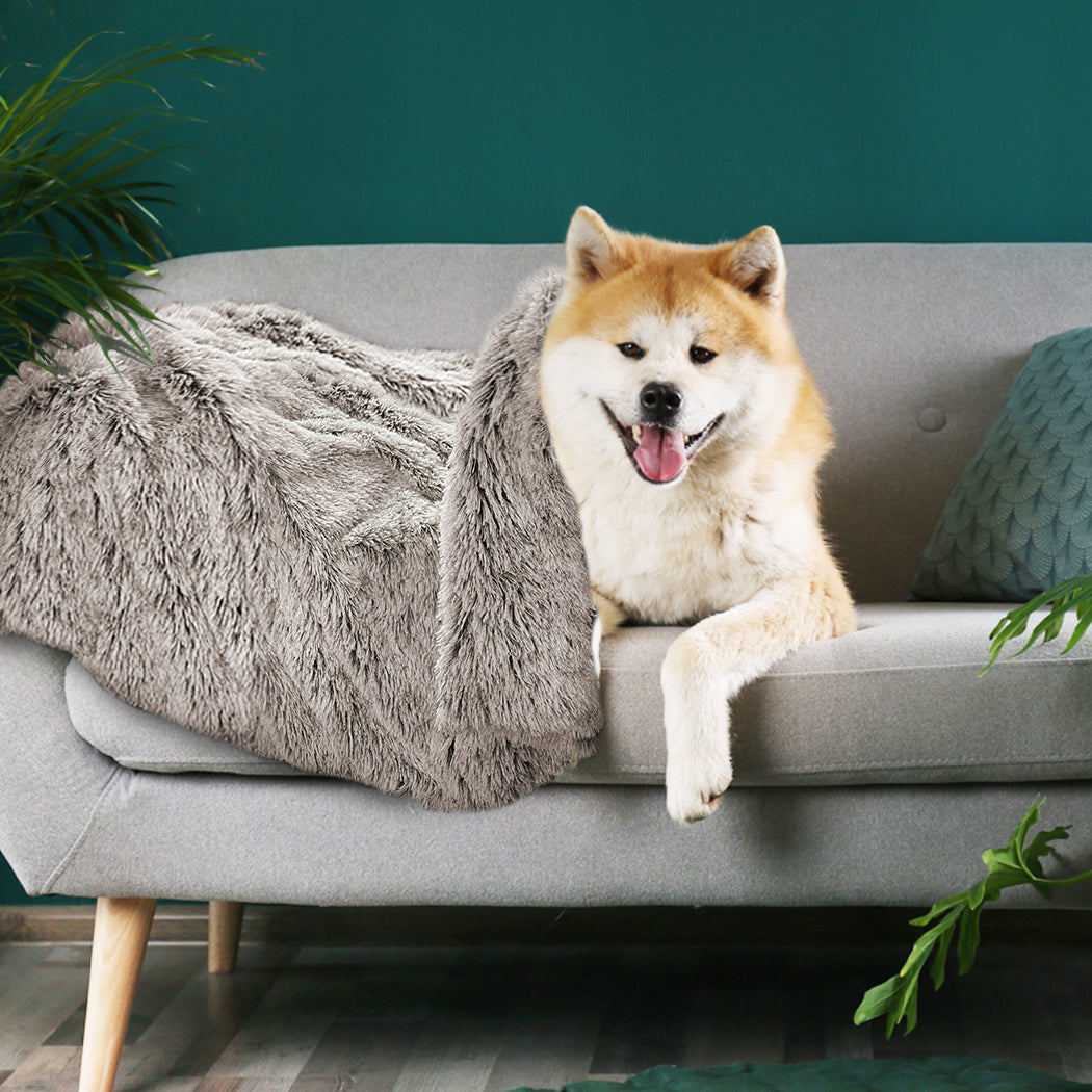 Dog Blanket Pet Cat Mat Puppy Warm Brown