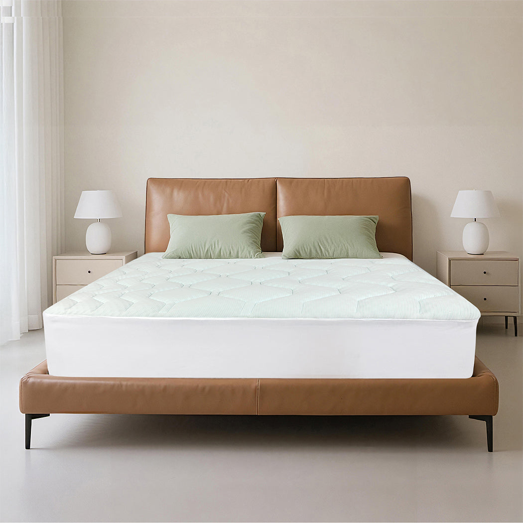 Queen Mattress Topper Pillowtop Cover 203x153x3cm