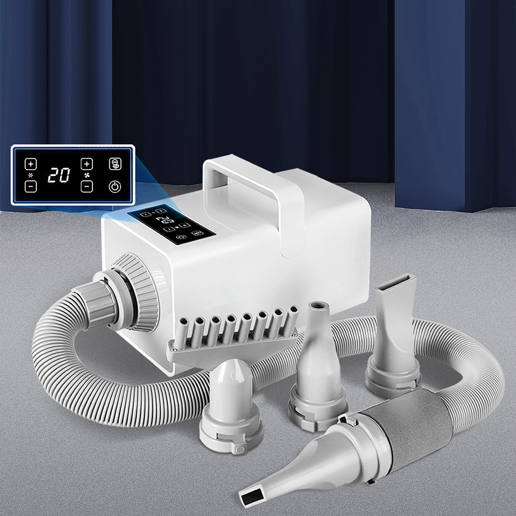 Pet Hair Dryer Dog Cat Led Grooming