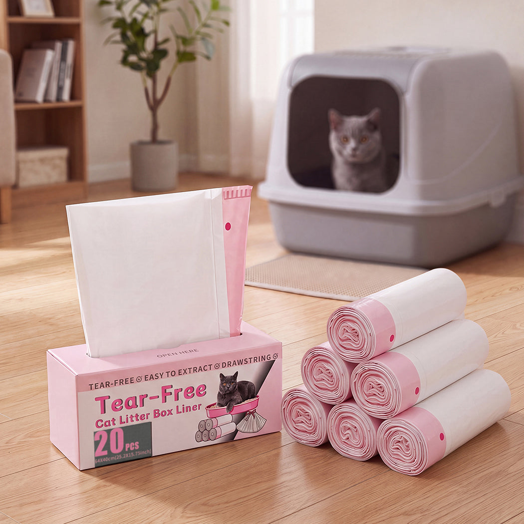 Cat Litter Bags Drawstring Large 64x40cm