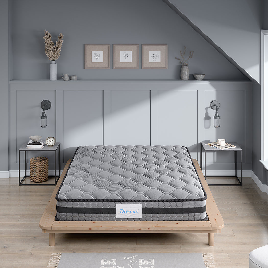 22cm Thick Zoned Support with High-Density Foam Mattress