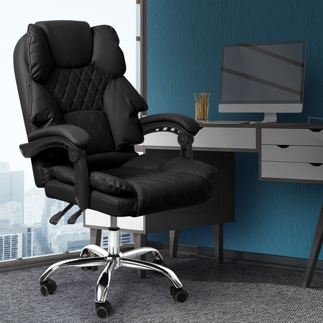 Gaming Chair Office Computer Black No Footrest